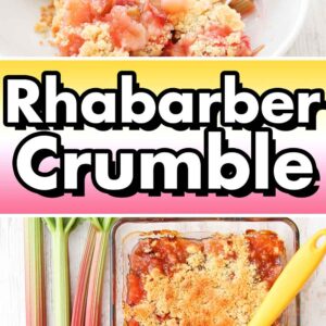 Crumble mit Rhabarber