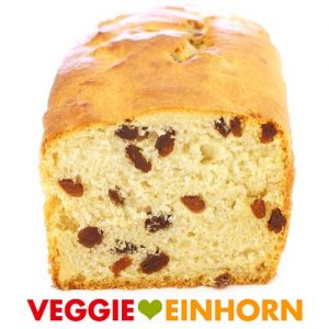 Veganer Rosinenstuten saftig | Rosinenbrot backen ohne Ei mit Kokosmilch