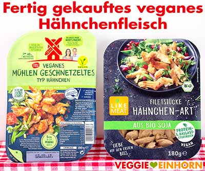 Veganes Hähnchen von Rügenwalder Mühle und Like Meat