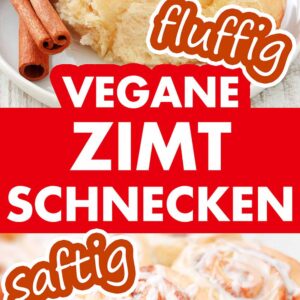 Fluffige und saftige vegane Zimtschnecken