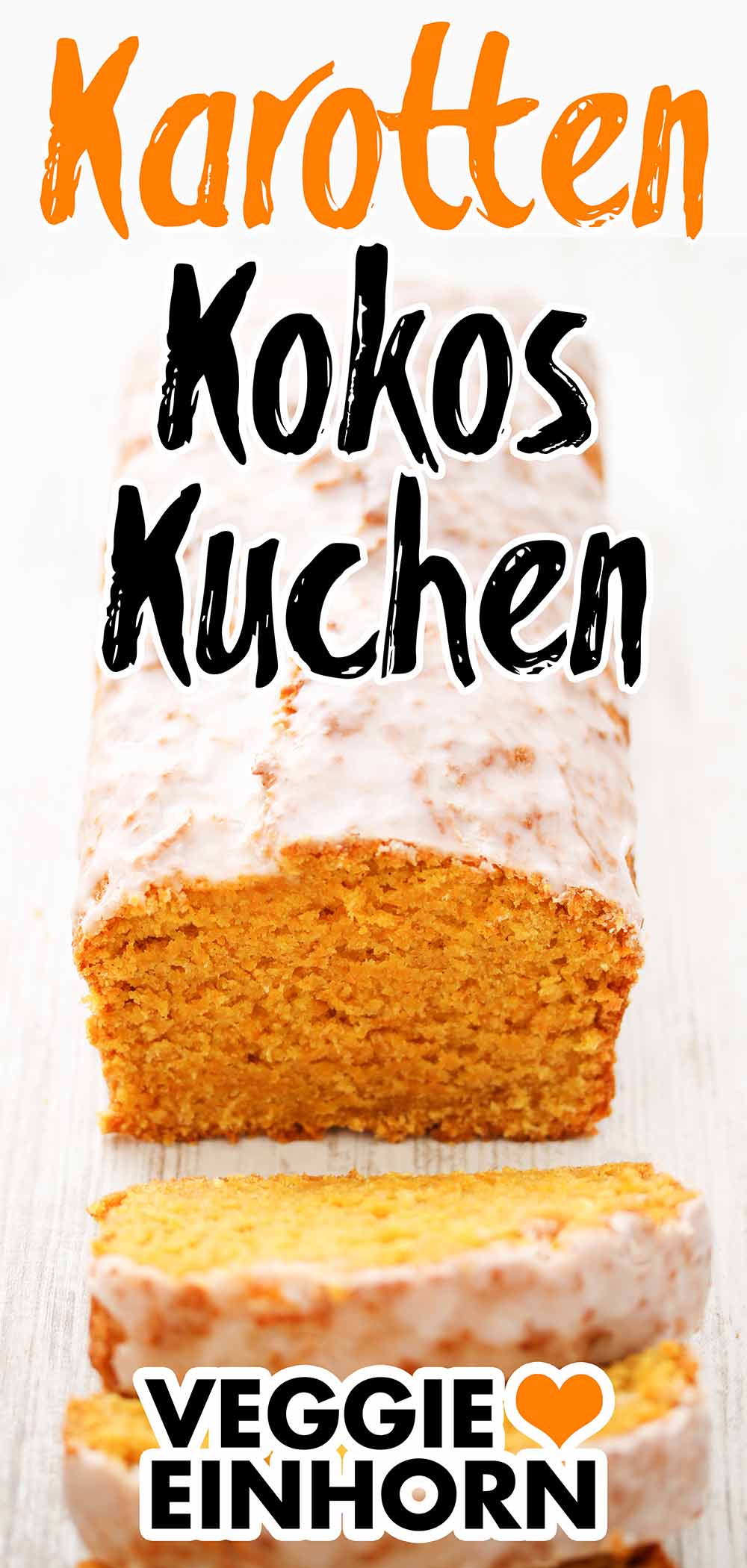 Saftiger Karotten Kokos Kuchen