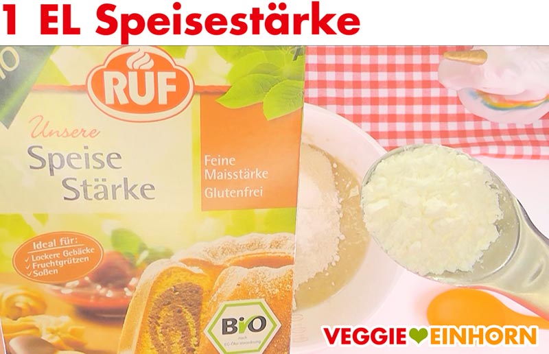 ein Esslöffel Speisestärke