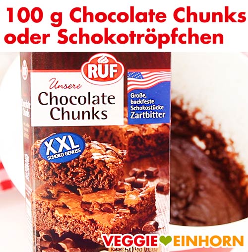 Schokolade für Brownies - Chocolate Chunks oder Schokotröpfchen Schokolade für Brownies - Chocolate Chunks oder Schokotröpfchen