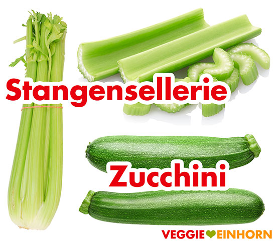 Stangensellerie, Zucchini