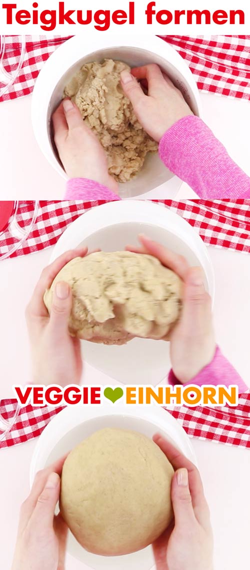 Teigkugel formen für vegane Spitzbuben Teigkugel formen für vegane Spitzbuben
