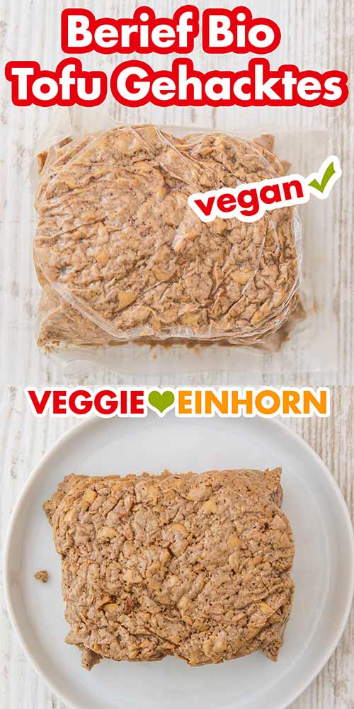Tofu Gehacktes in Folie