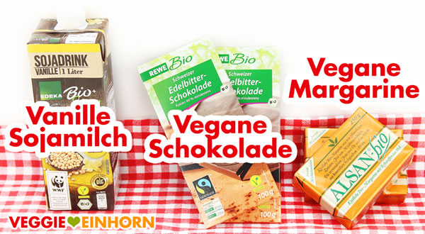 Vanille-Sojamilch - Vegane Schokolade - Vegane Margarine