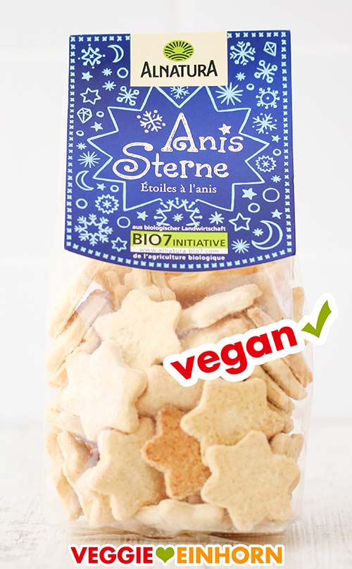 Vegane Anissterne von Alnatura