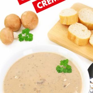 Vegane Champignoncremesuppe