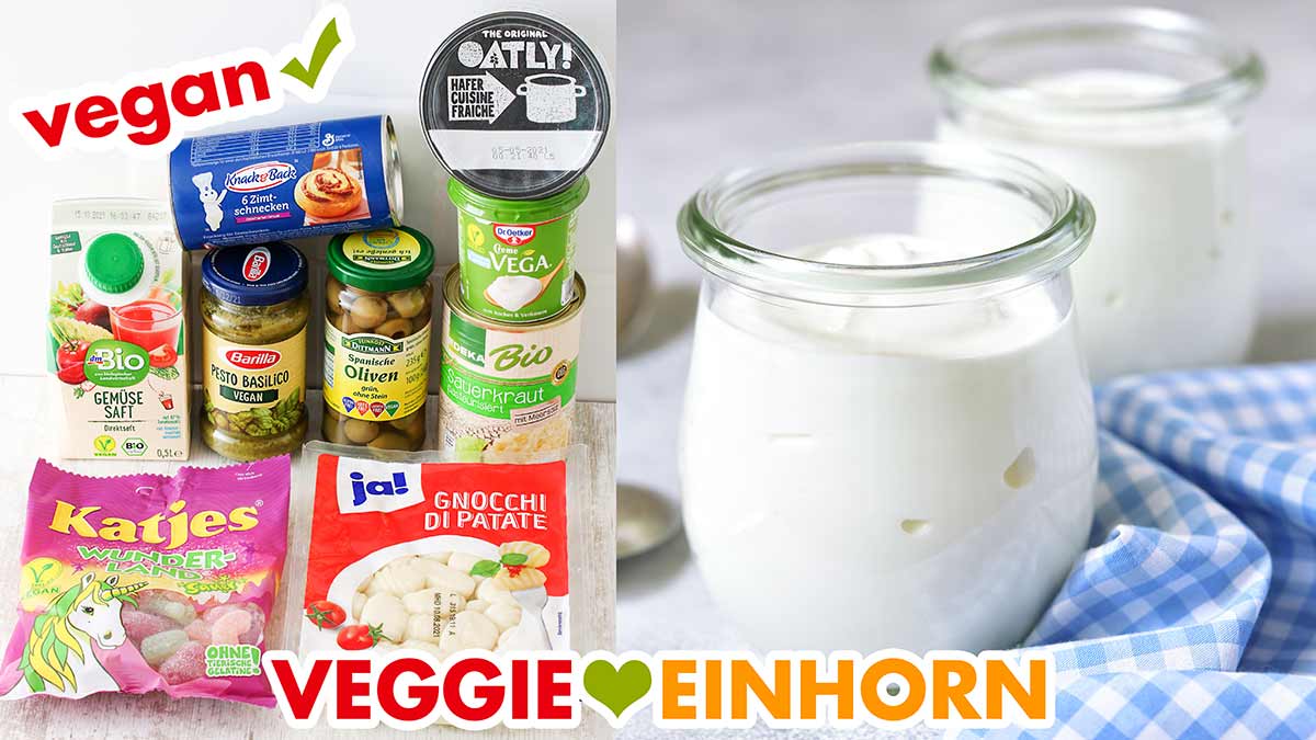 Vegane Produkte mit Milchsäure