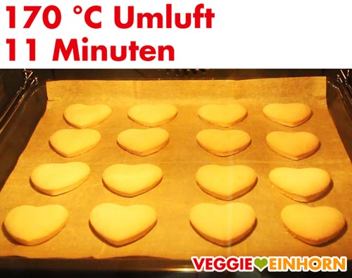 Vegane Plätzchen mit Banane im Backofen