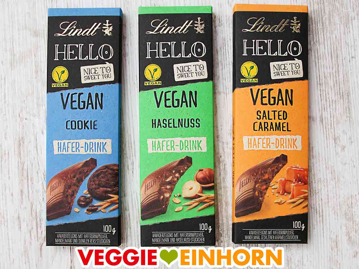 Vegane Schokolade von Lindt Hello Vegane Schokolade von Lindt Hello