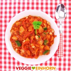 Gesunder KARTOFFEL-GEMÜSE-EINTOPF mit roten Linsen & weißen Bohnen | Leckeres VEGANES Rezept mit Paprika, Zucchini & Möhren | Einfaches Rezept mit VIDEO