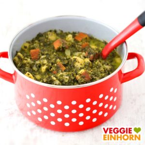 Veganer Grünkohleintopf mit Räuchertofu