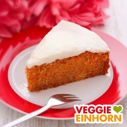 Veganer Karottenkuchen saftig