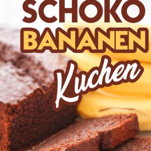 Schoko Bananenkuchen ohne Ei