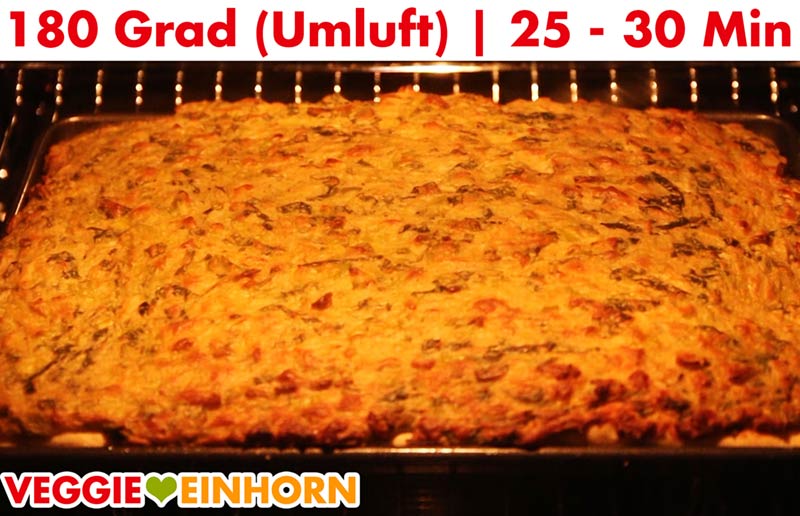 Veganer Lauchkuchen im Backofen
