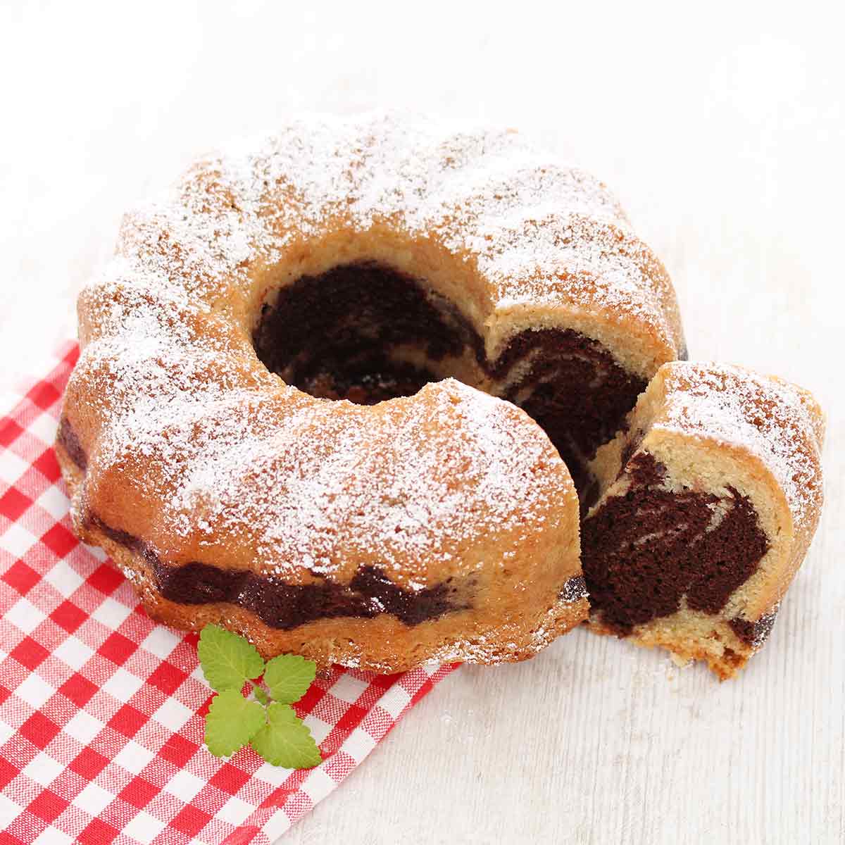 Veganer Marmorkuchen ohne Ei