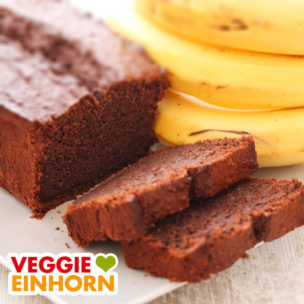 Veganer Schoko Bananen Kuchen