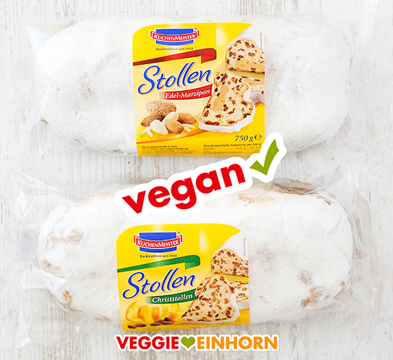 Zwei vegane Stollen von Kuchenmeister