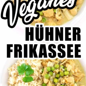 Rezept für veganes Hühnerfrikassee
