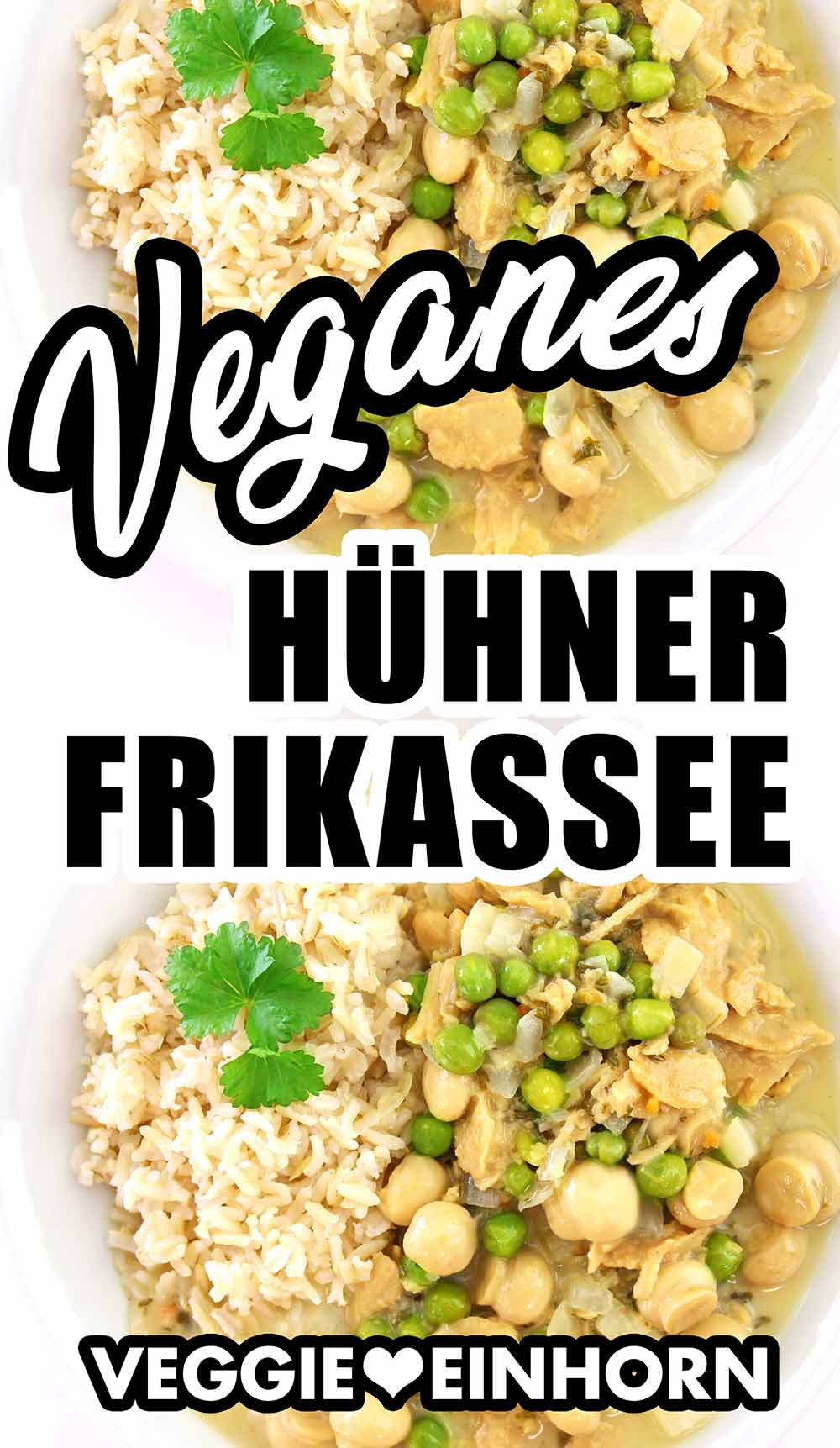 Rezept für veganes Hühnerfrikassee
