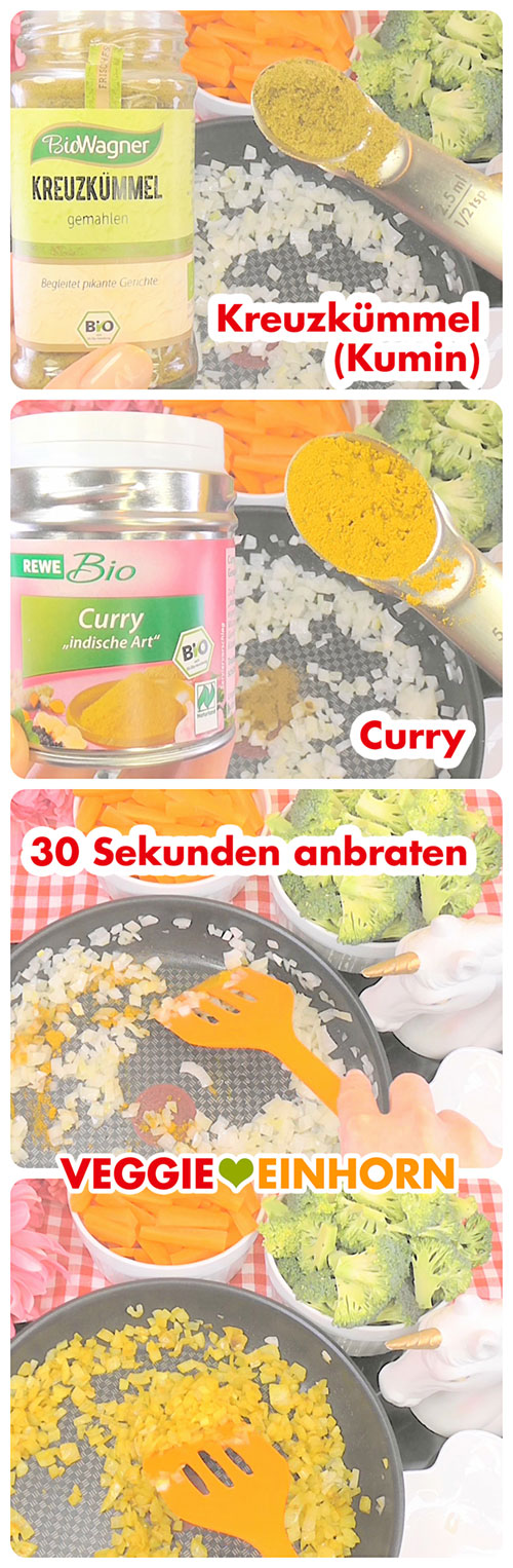 Kreuzkümmel und Curry