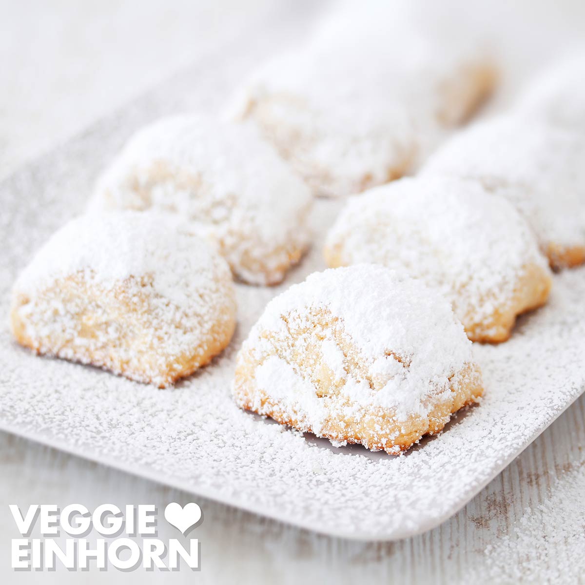 Veganes Quarkstollen Konfekt