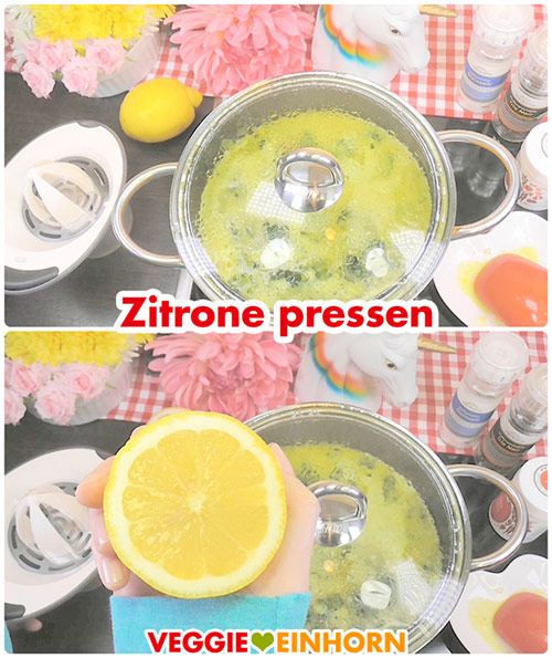 Zitrone pressen Zitrone pressen