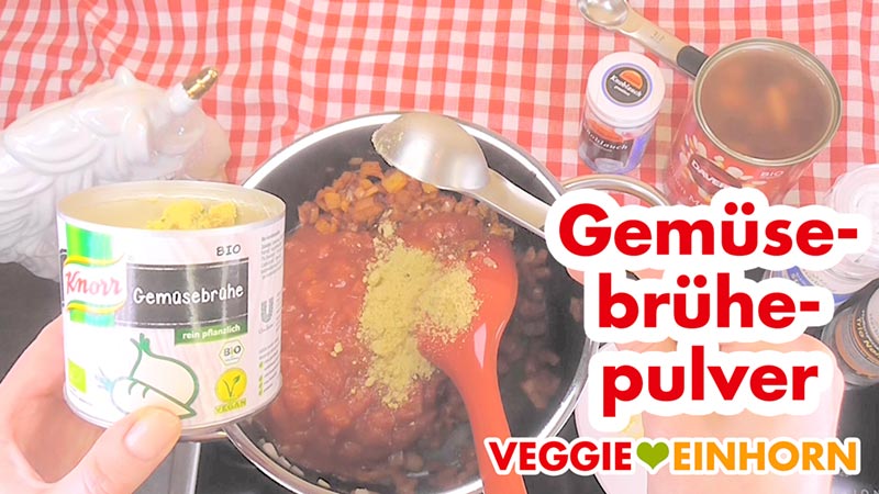 Rezept Schritt für Schritt Anleitung | Einfacher VEGANER BOHNENEINTOPF | Schnell gemacht mit Bohnen und Tomaten aus der Dose | Veganes Rezept