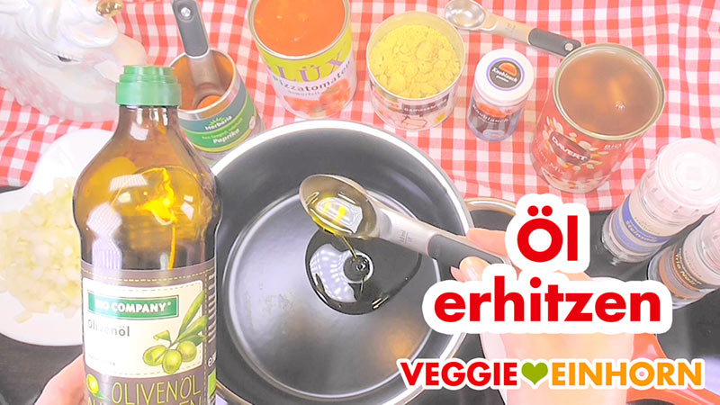 Rezept Schritt für Schritt Anleitung | Einfacher VEGANER BOHNENEINTOPF | Schnell gemacht mit Bohnen und Tomaten aus der Dose | Veganes Rezept