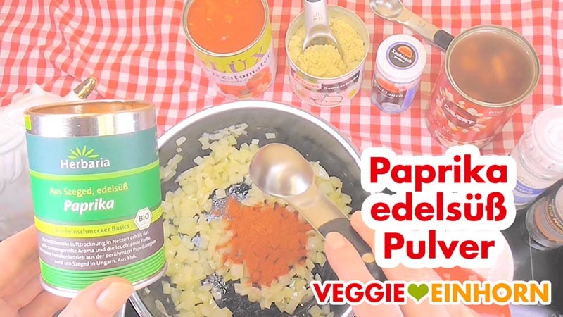 Rezept Schritt für Schritt Anleitung | Einfacher VEGANER BOHNENEINTOPF | Schnell gemacht mit Bohnen und Tomaten aus der Dose | Veganes Rezept