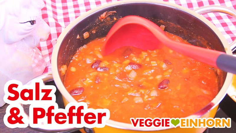 Rezept Schritt für Schritt Anleitung | Einfacher VEGANER BOHNENEINTOPF | Schnell gemacht mit Bohnen und Tomaten aus der Dose | Veganes Rezept