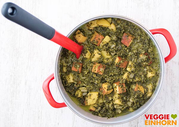 Vegetarischer Grünkohl Eintopf