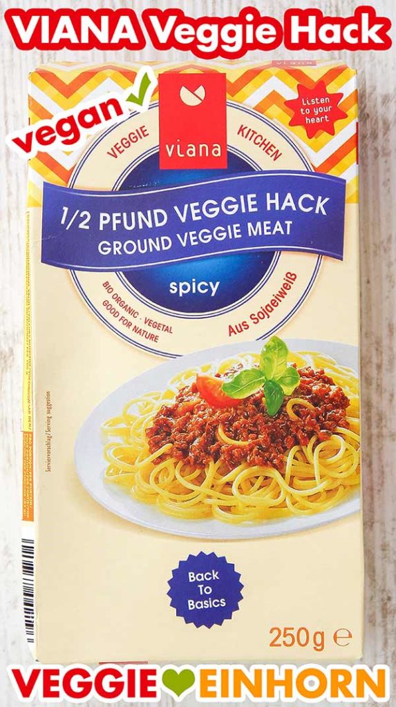 Eine Packung Veggie Hack von Viana