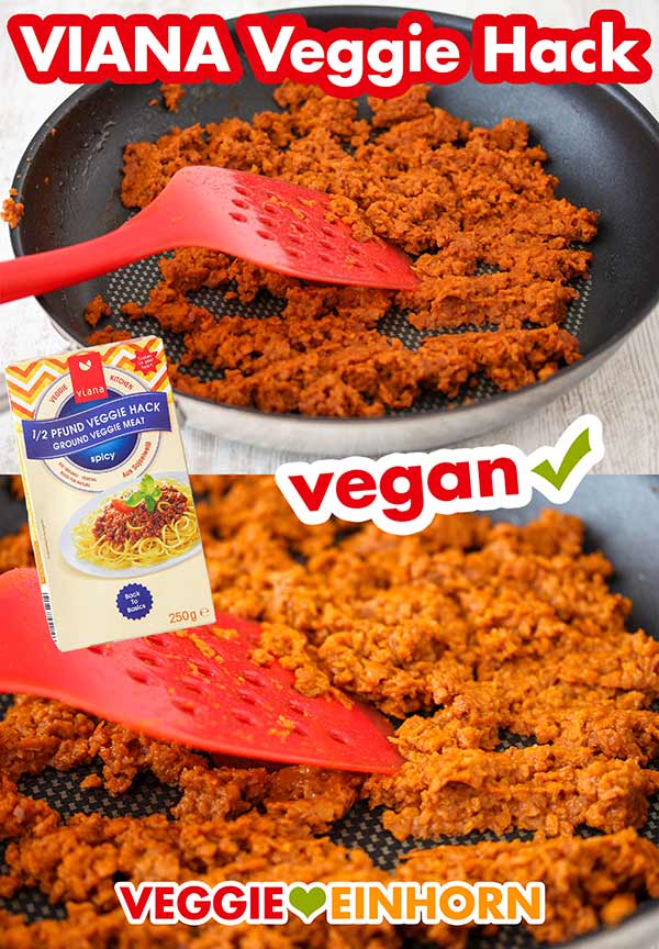 Veggie Hack von Viana in der Pfanne