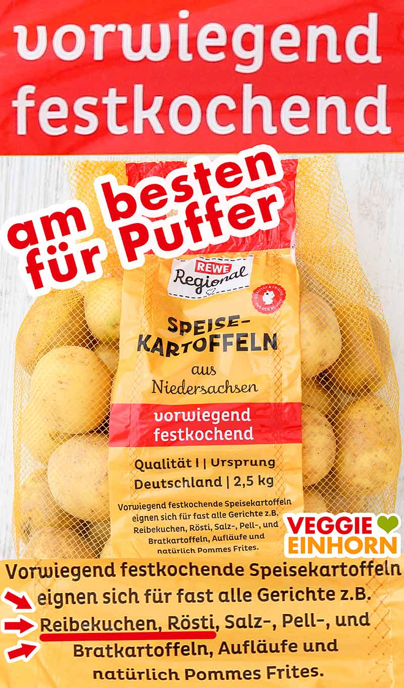 Vorwiegend festkochende Kartoffeln