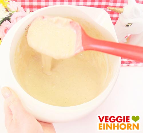 Waffelteig für vegane Bananenwaffeln