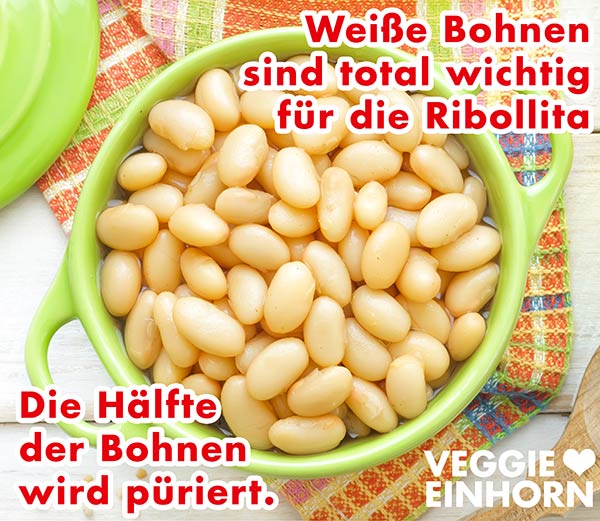 Weiße Bohnen in einer Schüssel