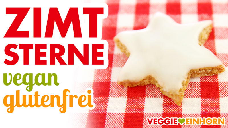 Vegane glutenfreie Zimtsterne