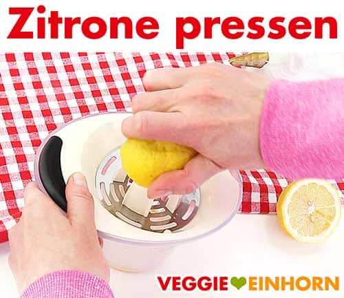 Zitrone pressen Zitrone pressen
