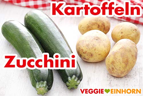 Zucchini und Kartoffeln Zucchini und Kartoffeln
