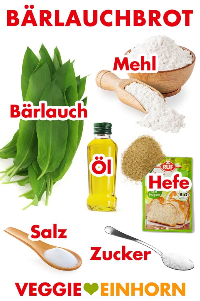 Zutaten für Bärlauchbrot