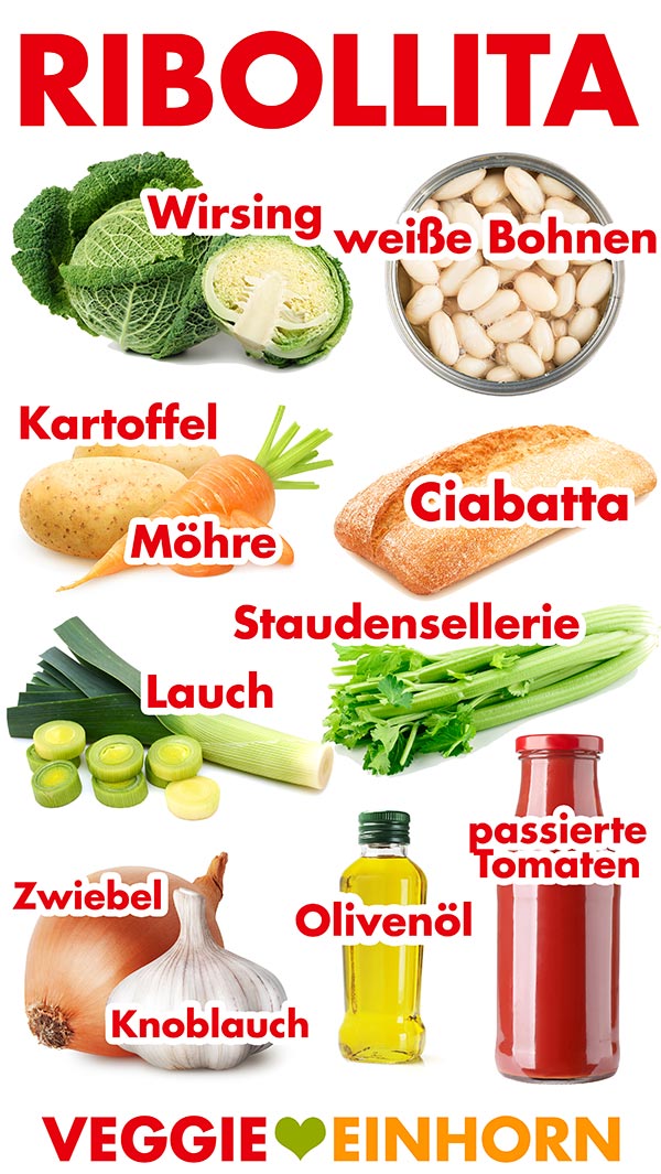 Zutaten für Ribollita