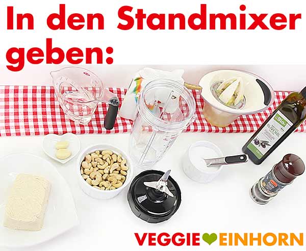 Zutaten in den Standmixer geben