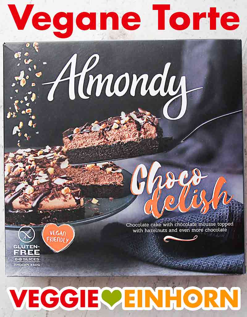 Packung der Choco Delish Torte Eine Packung Choco Delish Torte von Almondy
