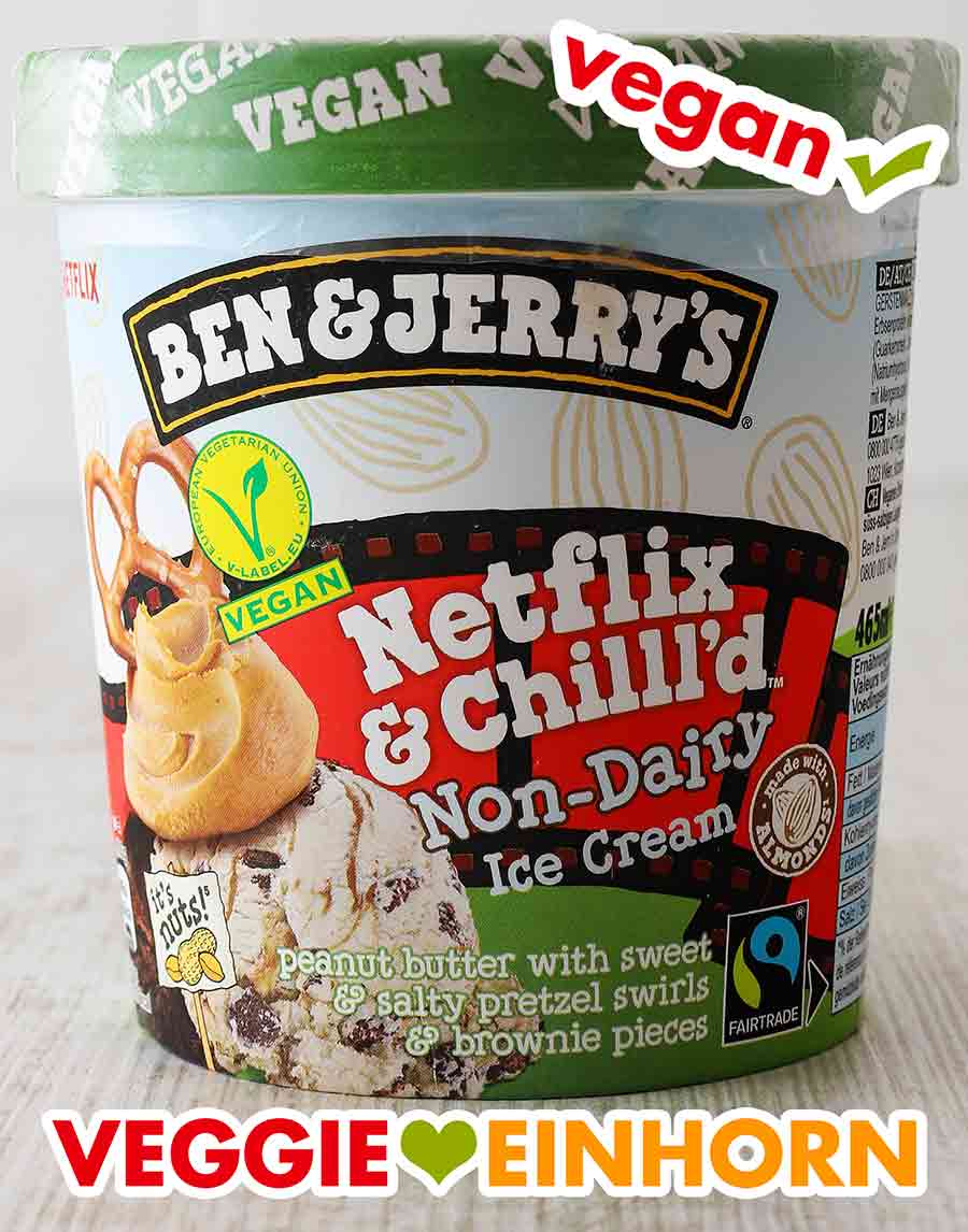 Ben & Jerry's Netflix & Chill'd Non-Dairy Ice Cream Ein Becher veganes Netflix & Chill'd von Ben & Jerry's