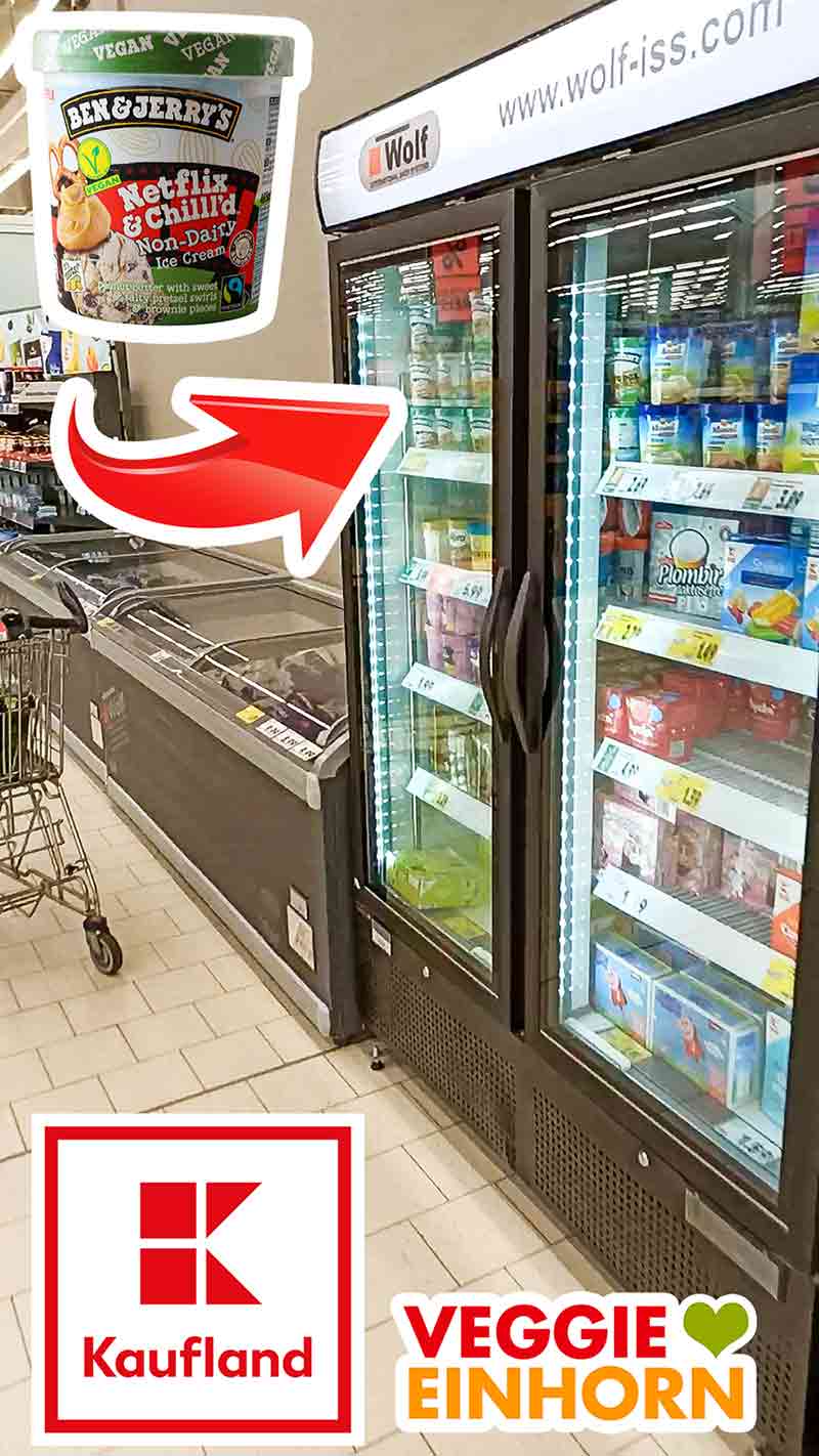 Ich habe das vegane Netflix & Chill'd Eis bei Kaufland gekauft. Das vegane Netflix & Chill'd bei Kaufland