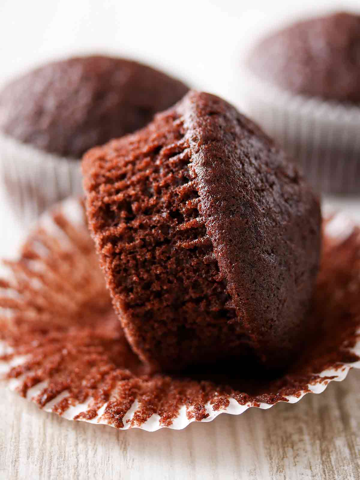 Vegane Schokomuffins