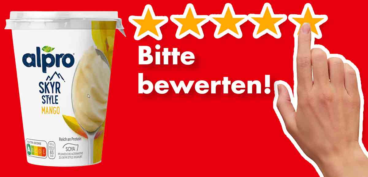 Bitte bewerte den Mango Skyr von Alpro. Bewertungen Alpro Skyr Style Mango